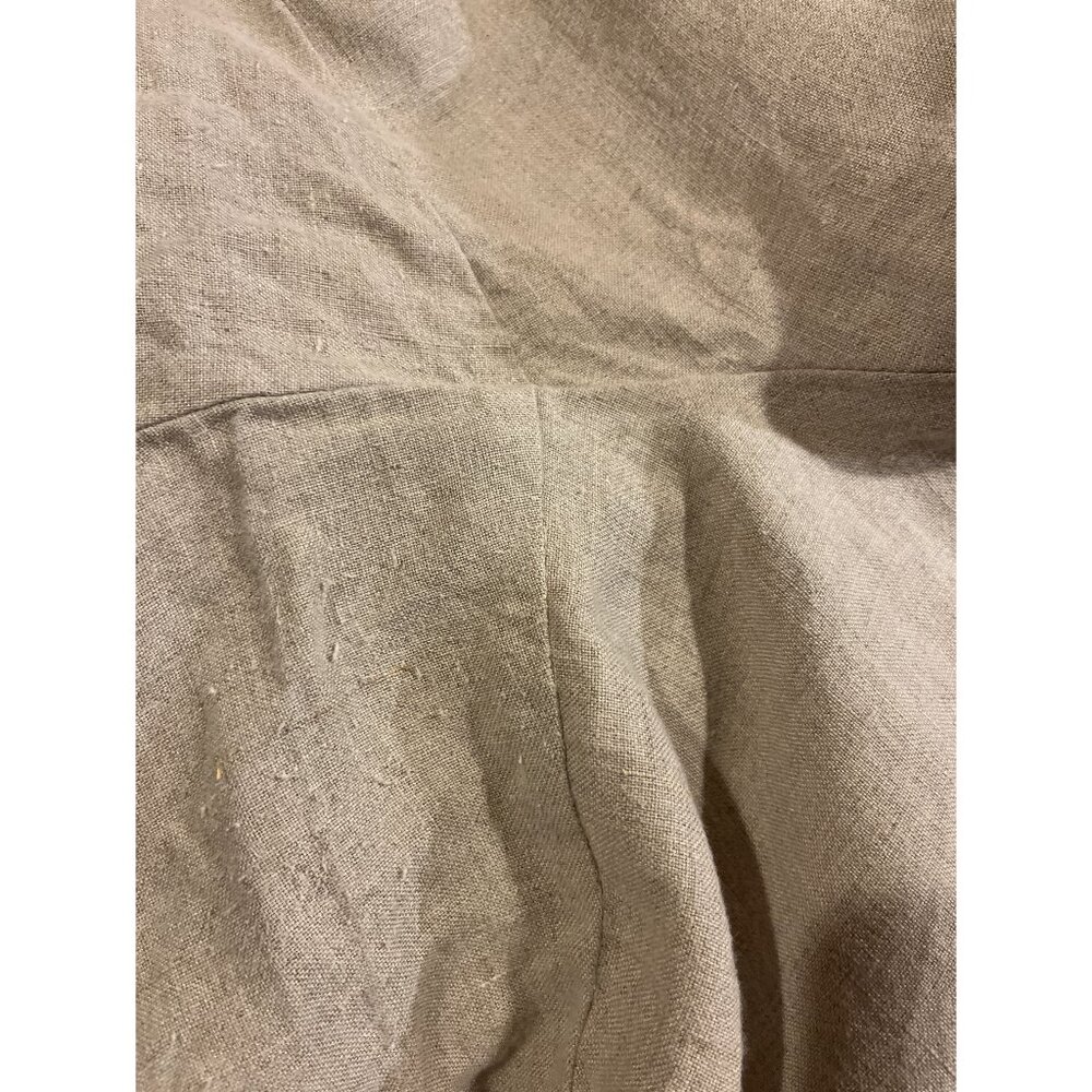 Eileen Fisher Linen Cropped pants 1X XXL16 18 beige - Picture 5 of 5